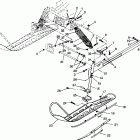 INDY 340 - 099LB3AS Front suspension and ski
