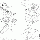 600 XC - 099SB6DS Масляный бак и воздуховод