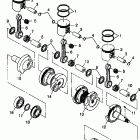 XLT CLASSIC - 099ED6AS Поршень и коленвал