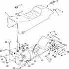 700 XCR - 099AB7BS Seat and gas tank