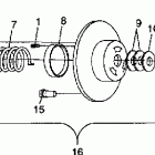 500 RMK - 099ER4BS Привод сцепления