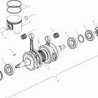 440 XCR SP - 099NX4CS Поршень и коленвал