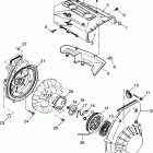 TRAIL RMK - 099SR5BS Blower housing & recoil starter