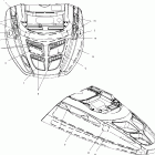 440 XCR - 099SX4CS Капот