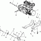 500 XC SP - 099SP5AS Крепление двигателя