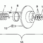 500 CLASSIC - 099ED4BS Привод сцепления
