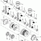 800 XCR - 099AB8AS Поршень и коленвал