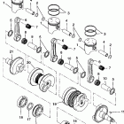 700 XCR - 099AB7BS Поршень и коленвал