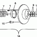 500 INDY - 099EB4BS Привод сцепления