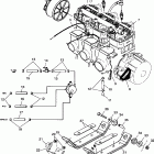 800 XCR - 099AB8AS Крепление двигателя