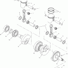 XCF SP - 099SX4FS Поршень и коленвал
