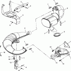 500 XC - 099SB5AS Глушитель