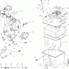500 XC - 099SB5AS Масляный бак и воздуховод