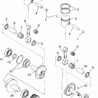 500 CLASSIC - 099ED4BS Поршень и коленвал