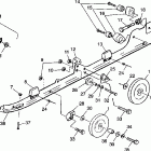 700 XCR - 099AB7BS Rail mounting (suspension)