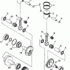 500 RMK - 099ER4BS Поршень и коленвал