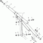 CLASSIC TOURING - 099ET4BS Front torque arm