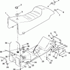 800 XCR - 099AB8AS Seat and gas tank
