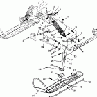 INDY 340 TOURING - 099LT3AS Front suspension and ski