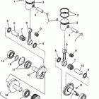 SUPER SPORT - 0980761 Piston and crankshaft super sport 0980761