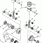 WIDETRAK LX - 0982065 Piston and crankshaft widetrak lx 0982065 and european w...