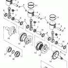 XLT TOURING - 0983357 Поршень и коленвал