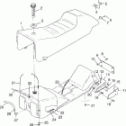 700 XC - 0981766 Seat and gas tank 700 xc 0981766 and european 700 xc e98...