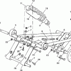 700 RMK - 0980966 Front torque arm
