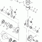 TRAIL TOURING - 0982362 Piston and crankshaft trail touring 0982362 and european...