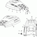 440 XCR - 0981660 Капот