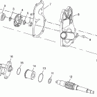 440 XCR - 0981660 Водяной  и масляный насосы