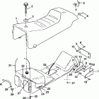 600 XC - 0981758 Seat and gas tank 600 xc 0981758