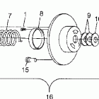500 RMK - 0982964 Driven clutch 500 rmk 0982964 and european 500 rmk e9829...