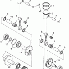 500 RMK - 0982964 Piston and crankshaft 500 rmk 0982964 and european 500 r...