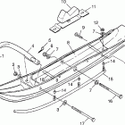 440 XCR - 0981660 Лыжа