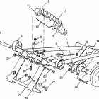TRAIL RMK - 0980961 Front torque arm