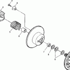 SPORT - 0980443 Driven clutch sport 0980443 and sport touring 0980243