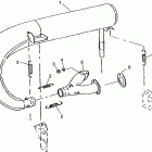 500 - E982764A Exhaust system 500 indy 0982764(a)(b) and european 500 i...