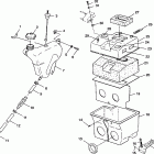 600 XC - 0981758 Масляный бак и воздуховод