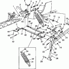 600 RMK - 0980958 Front suspension and ski