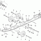 LITE TOURING - 0983133 Rail mounting suspension