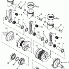 0970678 ULTRA SP Piston and crankshaft ultra sp 0970678