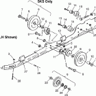 0970566 700 SKS Rail mounting (suspension) 700 rmk 0970966, 700 sks 0970...