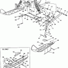 0975677 600 XCR Front suspension and ski 600 xcr 0975677, 600 xcr se h97...