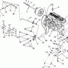 0971776 600 XC Крепление двигателя