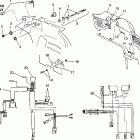 0975677 600 XCR Console and wire harness 600 xcr 0975677, 600 xcr se h97...