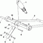 0970443 SPORT Front torque arm (sport)