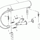 0972964 500 RMK Exhaust system 500 0972764,  european 500 e972764,  500 ...