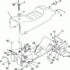 H975782 STORM S.E. Seat and gas tank storm 0975782, storm s.e. h975782, eur...