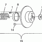 0972065 WIDETRAK LX Driven clutch widetrak lx 0972065 and  european widetrak...